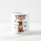 Mug Anatomie D'Un Chien Doux Boxer Chien Chien Chien C (Centre)