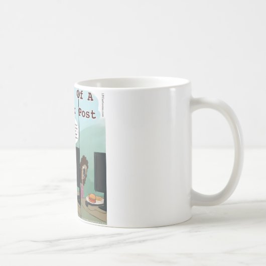 Mug Anatomie D'Un Facebook Post Drôle (Droite)