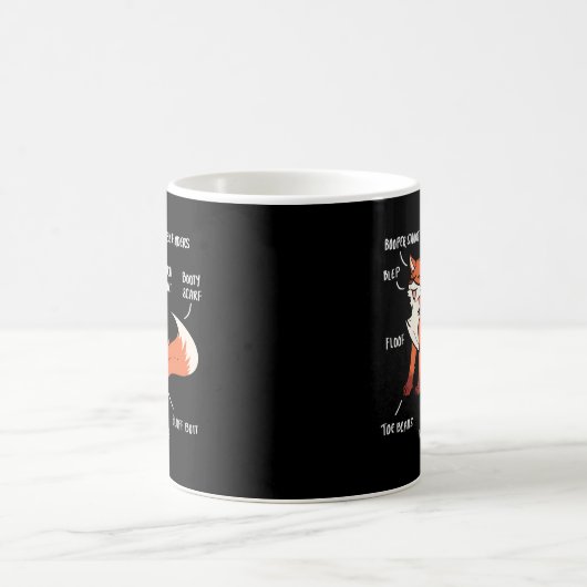 Mug Anatomie D'Un Fox Fox (Centre)
