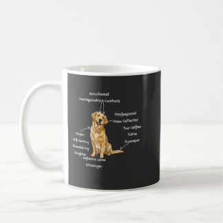Mug Anatomie d'un Golden Retriever - Maman/Papa de chi
