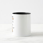 Mug Anatomie D'Un Labradoodle Cute Canine Chiot (Centre)