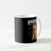 Mug Anatomie D'Un Olivodle Drôle Drôle Mignonne Doodle (Devant droit)