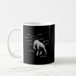 Mug Anatomie D'Un Pointeur Allemand À Pointeur Raccour