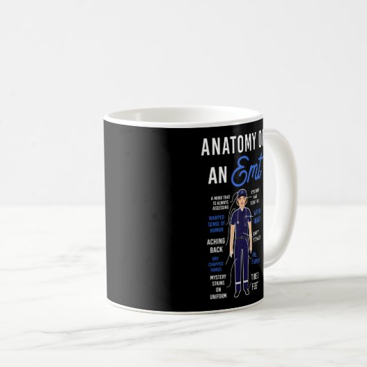 Mug Anatomie D'Urgence SGE D'Une MTE (Devant droit)