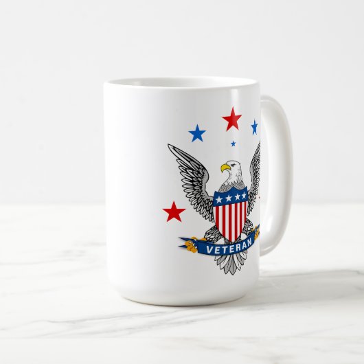 Mug Ancien aigle patriotique (Devant droit)