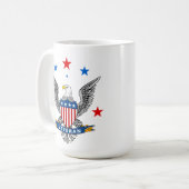 Mug Ancien aigle patriotique (Devant gauche)