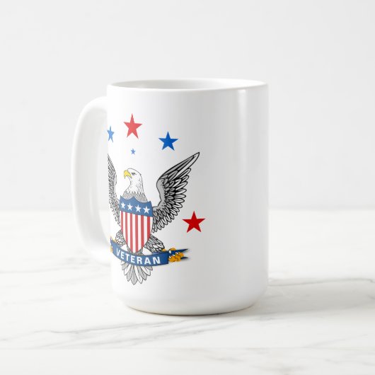 Mug Ancien aigle patriotique (Devant gauche)