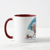 Mug Ancien Cheval et Noël de l'aube (Gauche)
