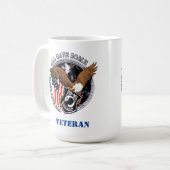 Mug Ancien combattant de l'aigle Patriotique POW-MIA (Devant gauche)