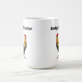 Mug "Ancien coq" avec le graphique d'un coq (Centre)