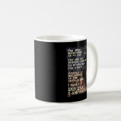 Mug Ancien DD-214 Alumni Forces Armées Je Suis La Temp (Devant droit)