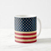 Mug Ancien drapeau américain (Devant droit)