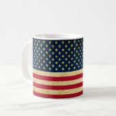Mug Ancien drapeau américain (Devant gauche)