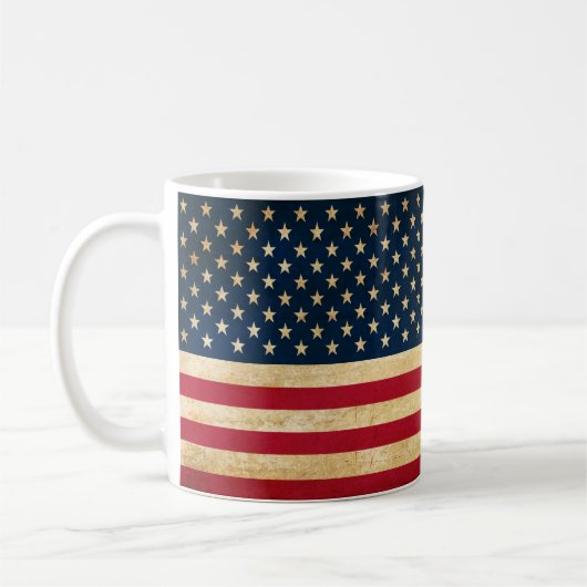 Mug Ancien drapeau américain (Gauche)