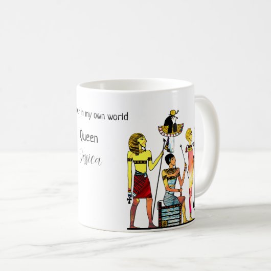 Mug Ancien Égypte Pharaons Lavish Ormamentation (Devant droit)