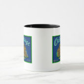 Mug Ancien Étiquette de fréquence de poire Medford, OU (Centre)