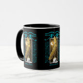 Mug Ancien Faucon d'Egypte Dieu Horus (Devant gauche)
