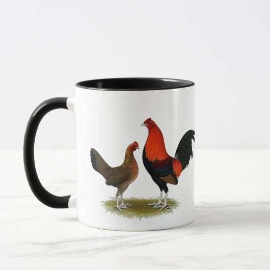 Mug Ancien jeu anglais Bantams : BB Red Pair (Gauche)