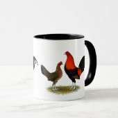 Mug Ancien jeu anglais Bantams : BB Red Pair (Devant droit)