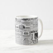 Mug Ancien journal II (Devant droit)