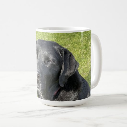 Mug Ancien laboratoire noir (Devant droit)
