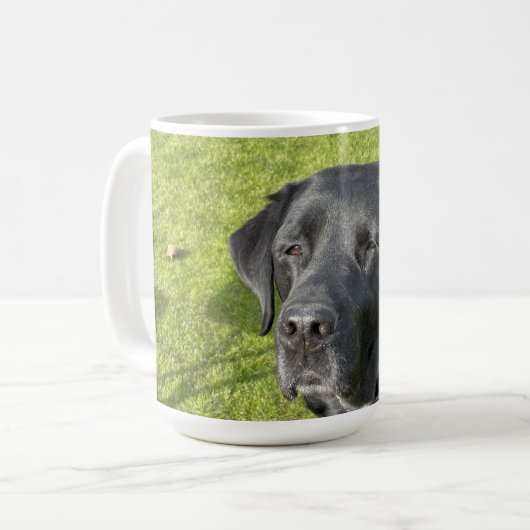 Mug Ancien laboratoire noir (Devant gauche)