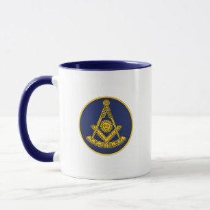 Mug Ancien Maître Freemason Carré et Compass Masonic
