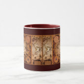 Mug Ancien Monde Carte Art - 1481 (Centre)