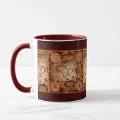 Mug Ancien Monde Carte Art - 1481 (Gauche)