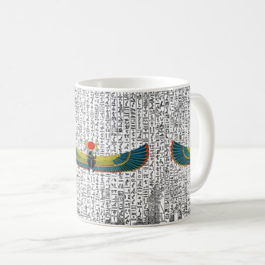 Mug Ancien Panier à souris à ailes égyptiennes (Devant droit)