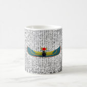 Mug Ancien Panier à souris à ailes égyptiennes (Centre)