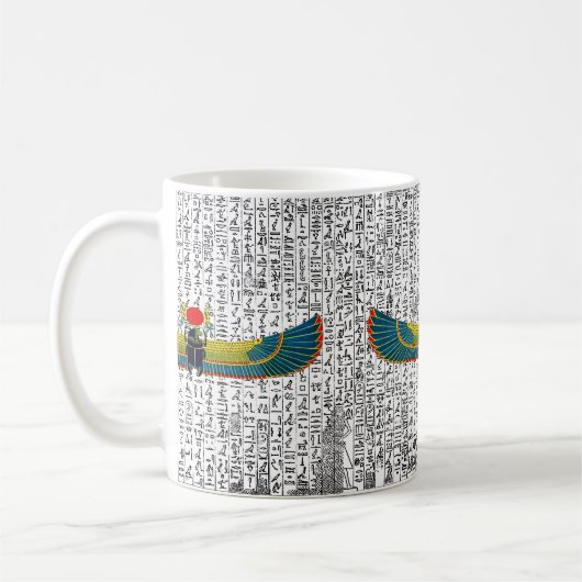 Mug Ancien Panier à souris à ailes égyptiennes (Gauche)
