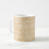 Mug ancien parchemin vintage Arrière - plan (Devant gauche)