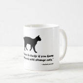 Mug Ancien proverbe de chat (Devant droit)