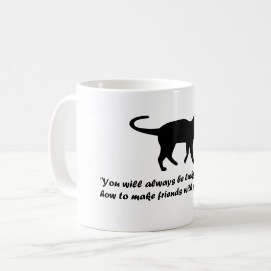 Mug Ancien proverbe de chat (Devant gauche)