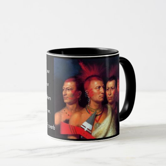 Mug Ancien proverbe indien (Devant droit)