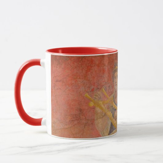 Mug Ancien Romain Pompéi Voisin Fresco Musicien (Gauche)