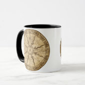 Mug Ancien Rose Compass (Devant gauche)