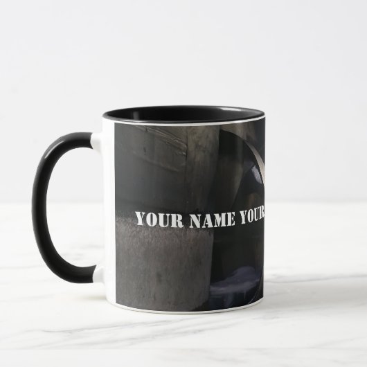 Mug Ancien sous-marin rouillé (Gauche)