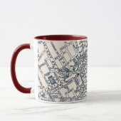 Mug Ancienne carte du West End Londres (Gauche)