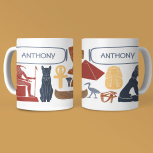 Mug Ancienne Egypte Collage de graphismes égyptiens