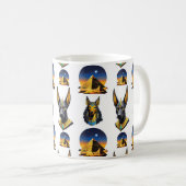 Mug Ancienne Egypte Pyramide Anubis Motif Design (Devant droit)