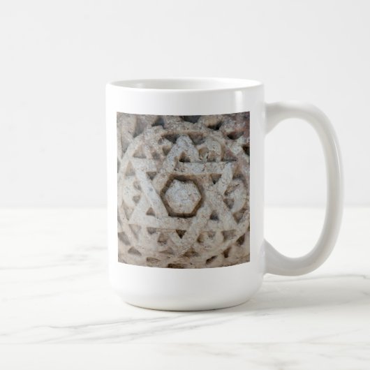 Mug Ancienne étoile de David sculptée, Israël (Droite)