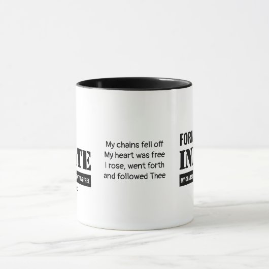 Mug Ancienne prison INMATE Christian Hymn (Centre)