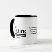 Mug Ancienne prison INMATE Christian Hymn (Devant gauche)
