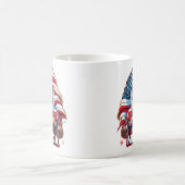 Mug Anciens Combattants Drapeau américain Merica Aigle (Centre)