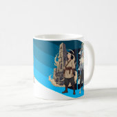 Mug Ancient and Modern Architecture Contrast Art (Devant droit)