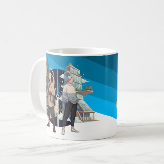 Mug Ancient and Modern Architecture Contrast Art (Devant gauche)