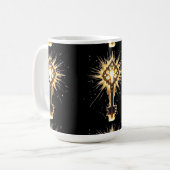 Mug Ancient Fantasy Key with Magical Light – Radiant E (Devant gauche)