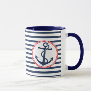 Mug Ancre avec des rayures